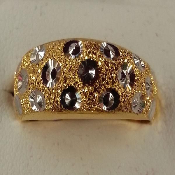 Readium Ring Designer Band with Rodium