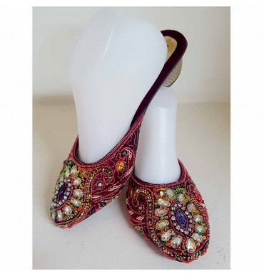 Beaded Ballet Style Shoes