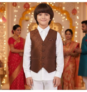 Boy's shirt with vest - CBC012