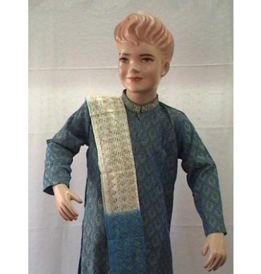 Dark Blue Boys Sherwani