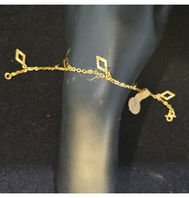 22ct Gold Charm Bracelet - GJBR033
