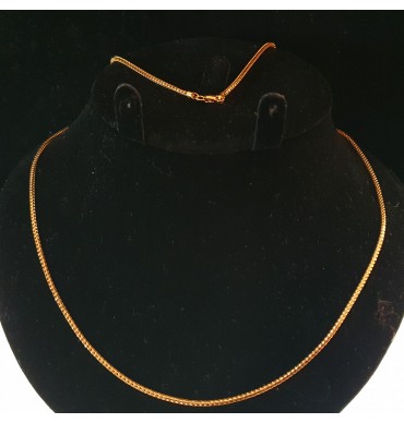 GJC012-22ct Gold Foxtail design chain