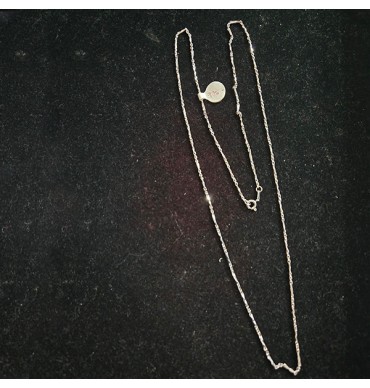 9ct long white Gold Chain - GJC703