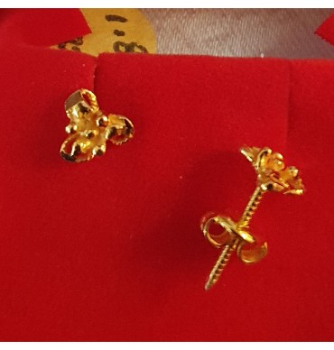 GJES027-22ct Gold Earring Studs