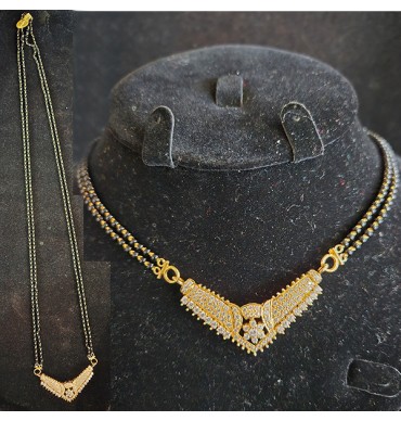 22ct Gold double row Mangalsutra - GJM021
