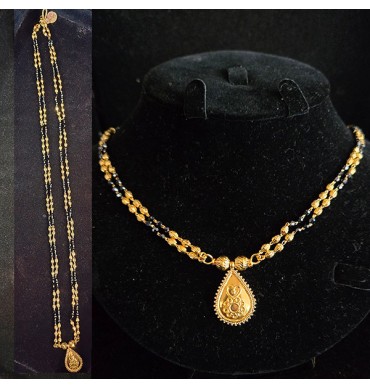 22ct Gold double row Mangalsutra - GJM022