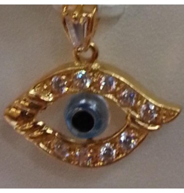 Evil Eye Pendant - 22ct Gold Pendants - Gold Jewellery