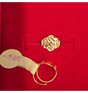 22ct GOld Baby Ring - adjustable type - GJR048