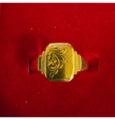 22ct Gold Men's Ring - GJR053