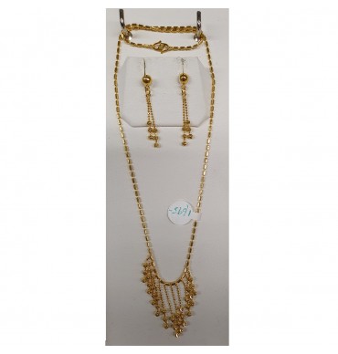 22ct Gold Necklace Set - GJS018