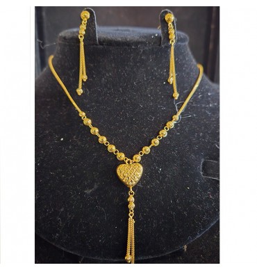 22ct Gold Necklace set - GJS032