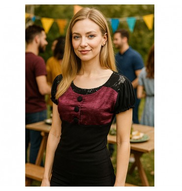 Shimmery Stretchy Kurti - IWKT056