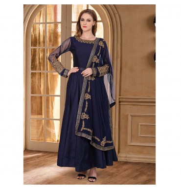 Gown Style Beaded Salwaar