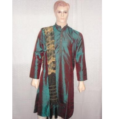 Dual-Tone Shimmer Sherwani