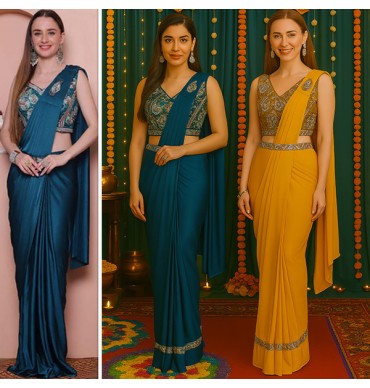 Ready-made Saree - SR005
