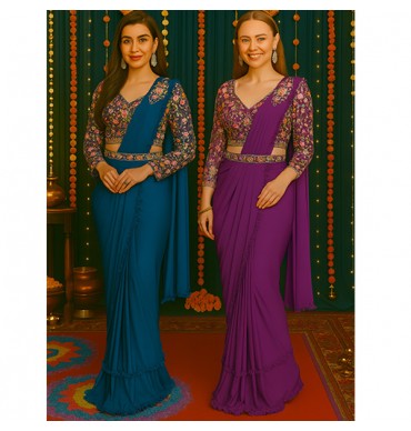 Ready-made Saree - SR006
