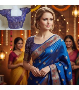 Deep Blue Blouse-ASA005