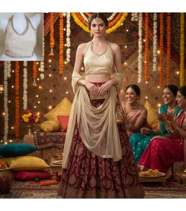 Creamy White Blouse - ASA007