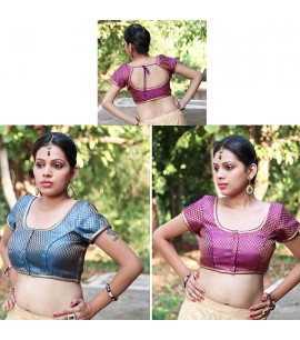 Brocaded Saree Blouse - ASA042