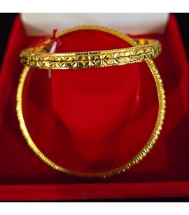 22ct Gold Bangles in a set of 2 - GJBN018