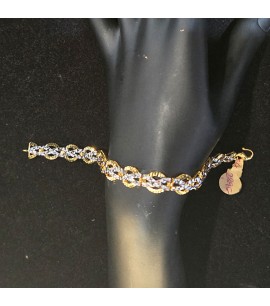 22ct Gold Bracelet with Rhodium - GJBR031