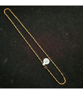 9ct Gold Ripple Chain - GJC701