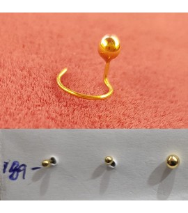 22ct Gold Nose Studs - GJNS009
