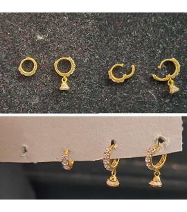 22ct Gold Nose Rings - GJNS010