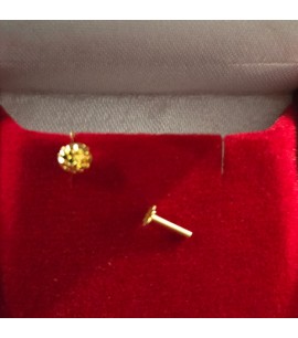 22ct Gold Nose studs in screw type - GJNS011