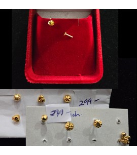 22ct Gold Nose studs in screw type - GJNS011