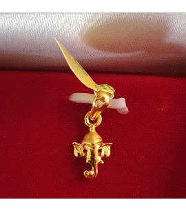 GJP029-22ct Gold Ganeshji Pendant