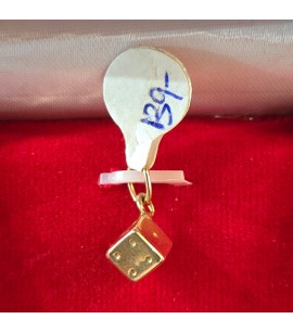 9ct Gold small Cubical Pendant - GJP703