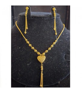 22ct Gold Necklace set - GJS032