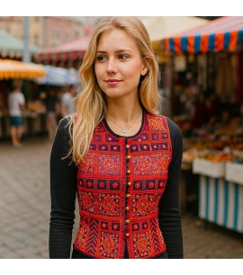 Embroided Vest/Jacket - IWB014