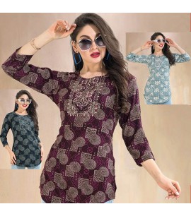 IWKT241 - Kurtis with traditional designs