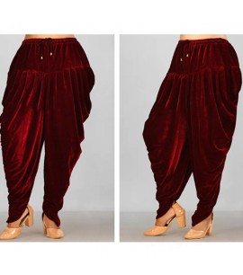 Velvet Dhoti Pants - IWP031