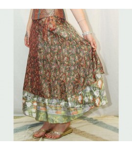 Thai silk wrap skirt