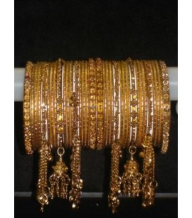 Bangles in a set with dangly bells
