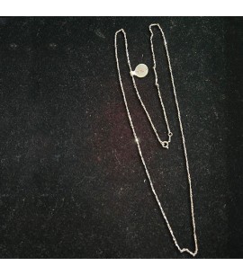 9ct long white Gold Chain - GJC703