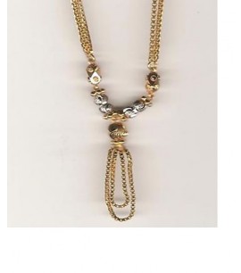 22ct Dual-Tone Bead Necklaces
