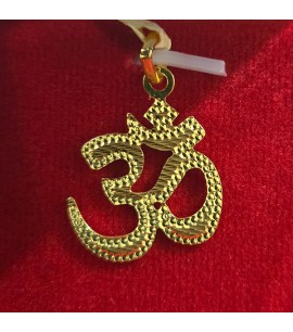 22ct Gold Laser-cut Om Pendants - GJP038