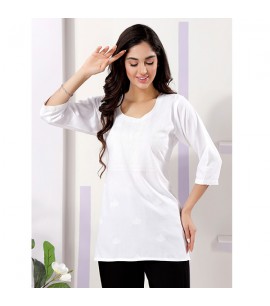 Cotton Kurti in mid-length - IWKT251